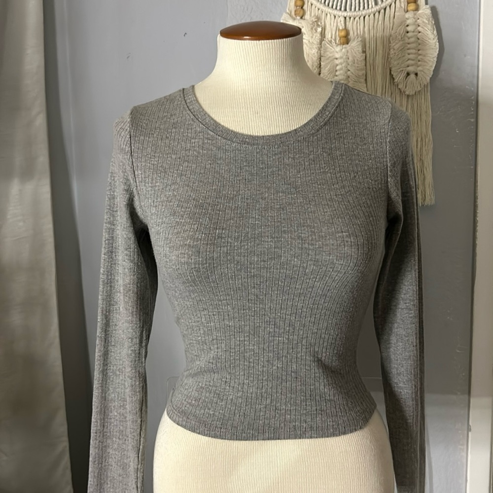 Gray Bozzolo Long Sleeve Shirt